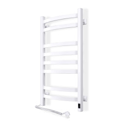 Elektrischer Handtuchheizkörper NAVIN AVALON 480x800 Weiß mit Sensor links