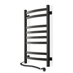 Navin Handtuchheizkörper Avalon 480x800 Schwarz mit Sensor links