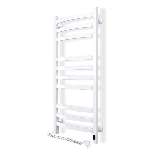 Elektrischer Badheizkörper NAVIN AVALON 480x1000 Sensor links, weiß
