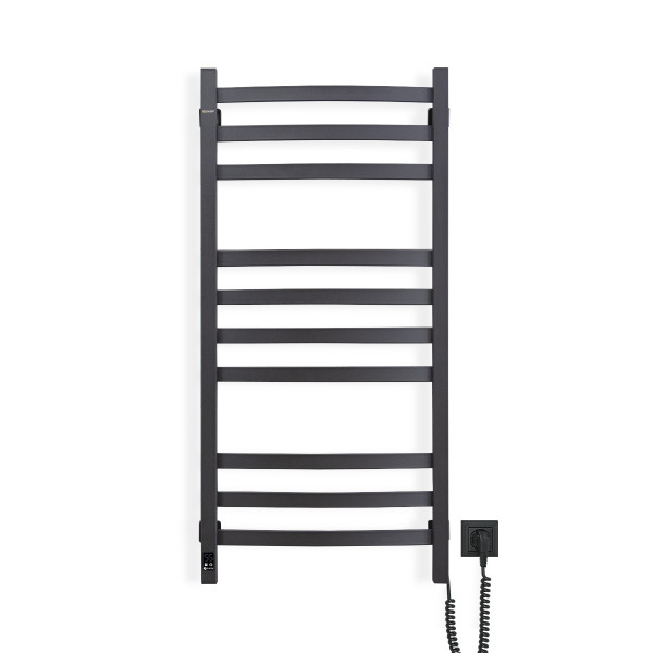Elektrischer Badheizkörper NAVIN AVALON 480x1000 Sensor rechts, schwarze Mora