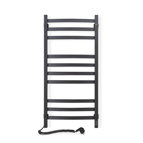 Elektrischer Badheizkörper NAVIN AVALON 480x1000 Sensor links, schwarze Mora