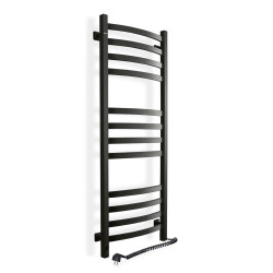 Navin Handtuchheizkörper Avalon 480x1200 Schwarz mit Sensor rechts