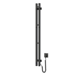 Navin Handtuchheizkörper Silhouette Quadro 90x1200 Schwarz mit Sensor rechts