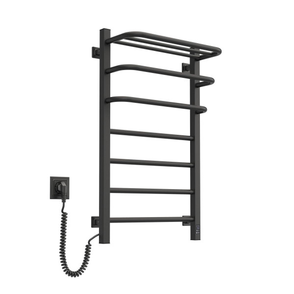 Elektrischer Badheizkörper NAVIN FORTIS 480x800 Sensor • links • schwarz
