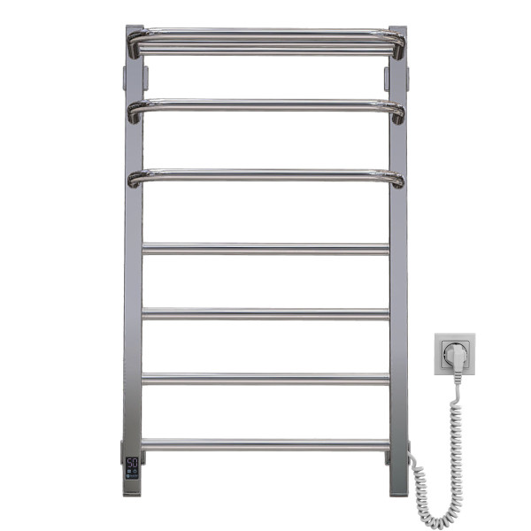 Elektrischer Badheizkörper NAVIN FORTIS 480x800 Sensor • rechts • Edelstahl
