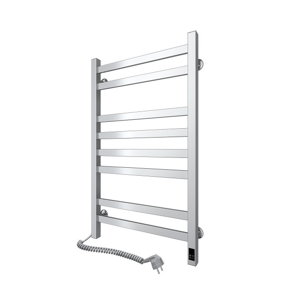 Elektrischer Badheizkörper Navin Avangard 480x800, matt satiniert, Sensor links, Timer