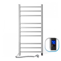 Edelstahl Handtuchheizkörper LOFT 500x1000 links mit Sensor