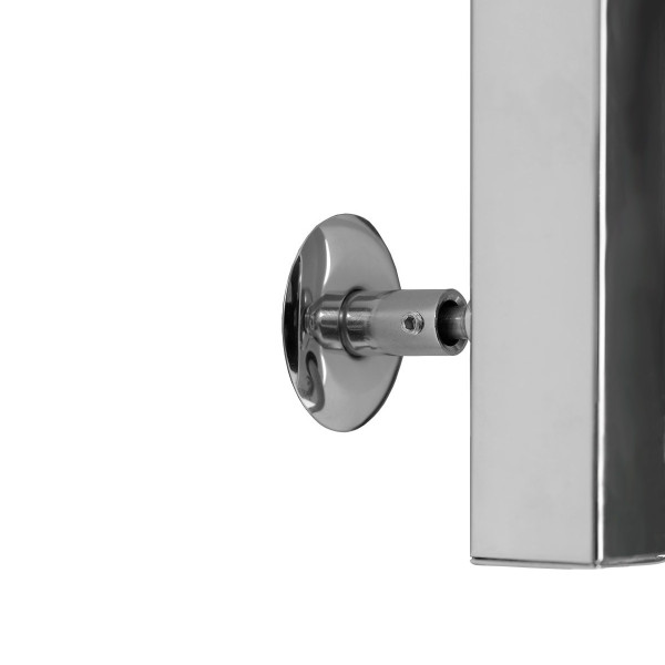 Navin Classic Quadro Handtuchheizkörper, wasserbetrieben, Edelstahl, 500x1000