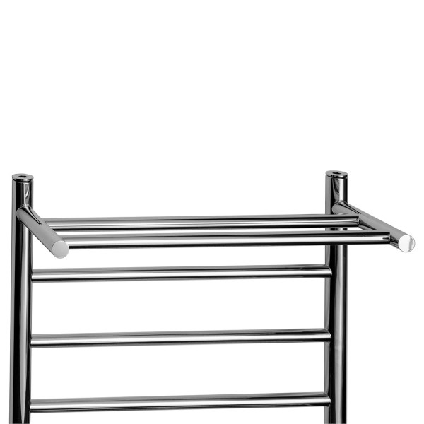 Edelstahl Badheizkörper Classic mit Ablage 500x800, wasserbetrieben
