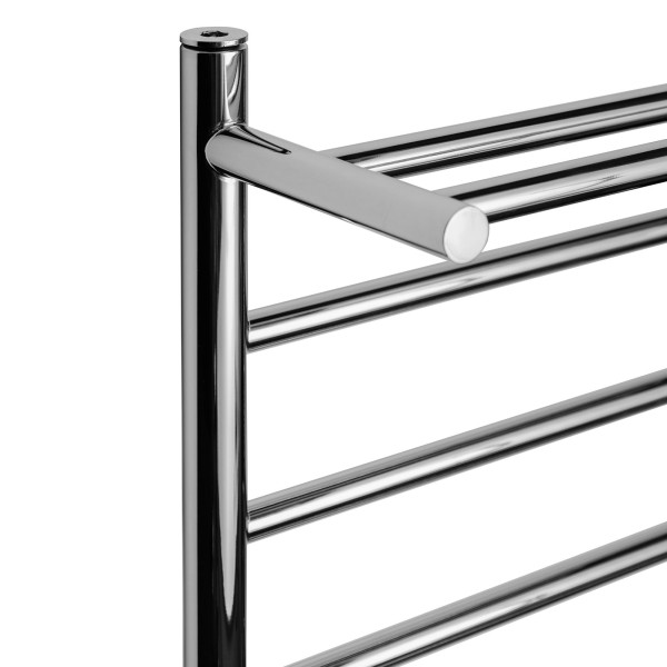 Edelstahl Badheizkörper Classic mit Ablage 500x800, wasserbetrieben