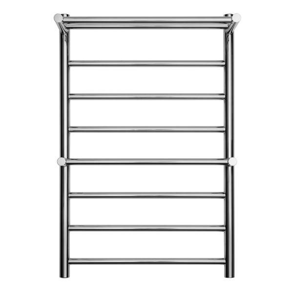Edelstahl Badheizkörper Classic mit Ablage 500x800, wasserbetrieben