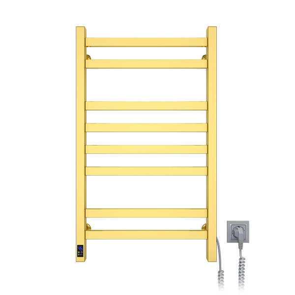 Elektrischer Badheizkörper Navin Avangard 480x800, Sensor rechts, Gold, Timer