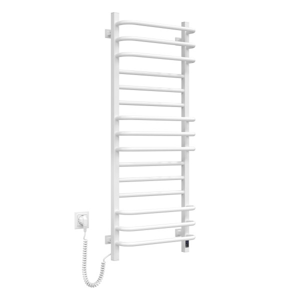 Elektrischer Badheizkörper Navin Grandis 480x1200 Sensor, weiß, mit Kabelausgang links