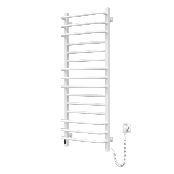 Navin Grandis Elektrischer Badheizkörper 480x1200 Sensor, weiß, mit Kabelausgang rechts