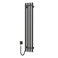 Navin Handtuchheizkörper Levante 210x1200 Schwarz links
