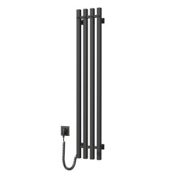 Navin Handtuchheizkörper Levante 210x1200 Schwarz links